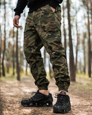 Spodnie Materiałowe Jogger New Bad Line Cargo Ripstop Camo